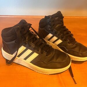Adidas Kids Black and White Sneakers